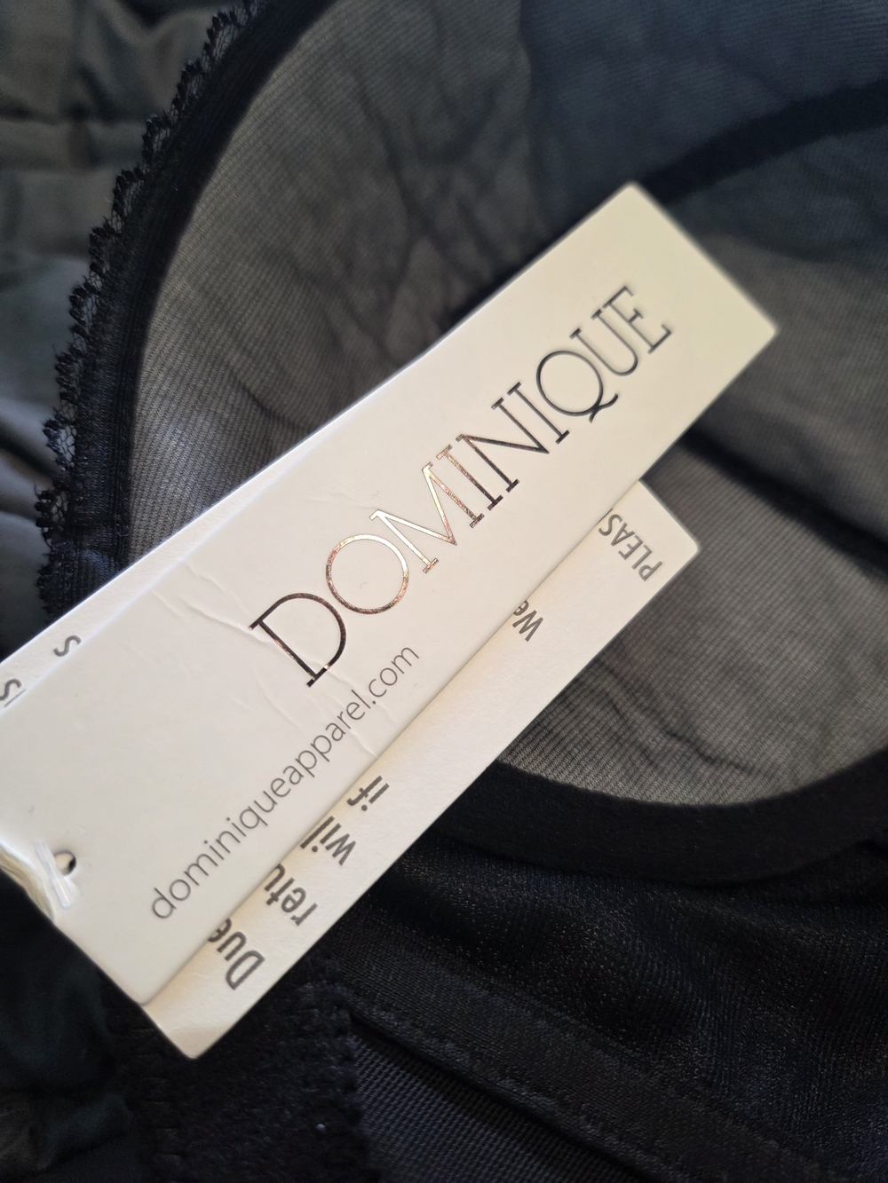 NWT 36D Dominique Black Strapless Longline Bustier - Picture 7 of 7